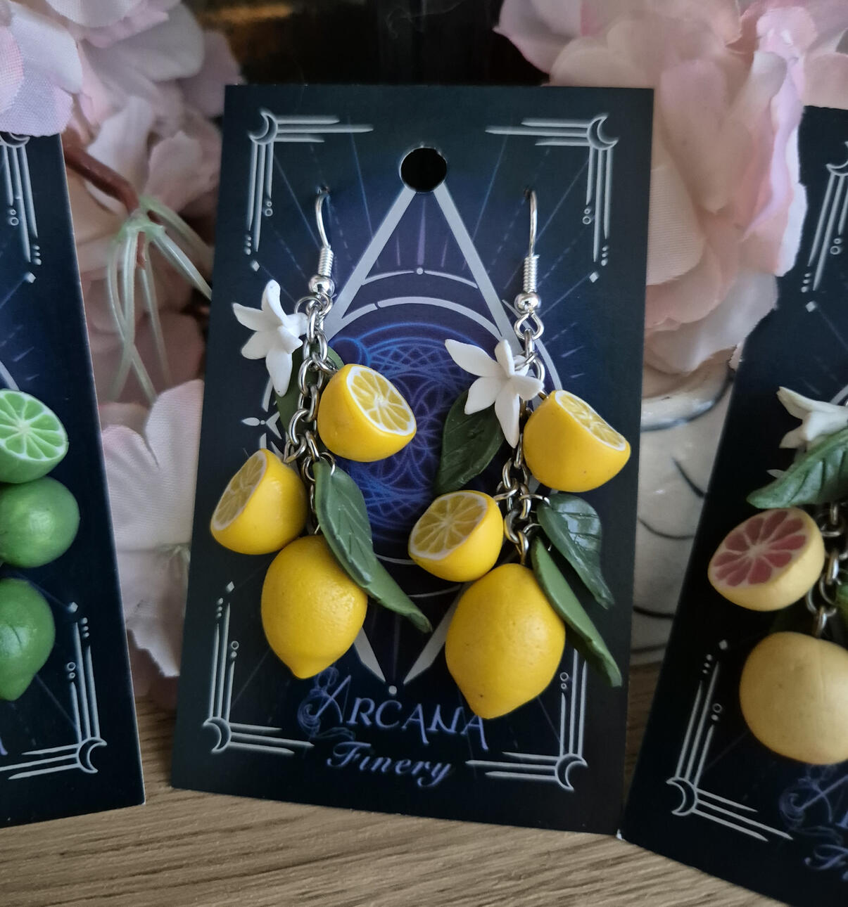 Lemon drop earrings