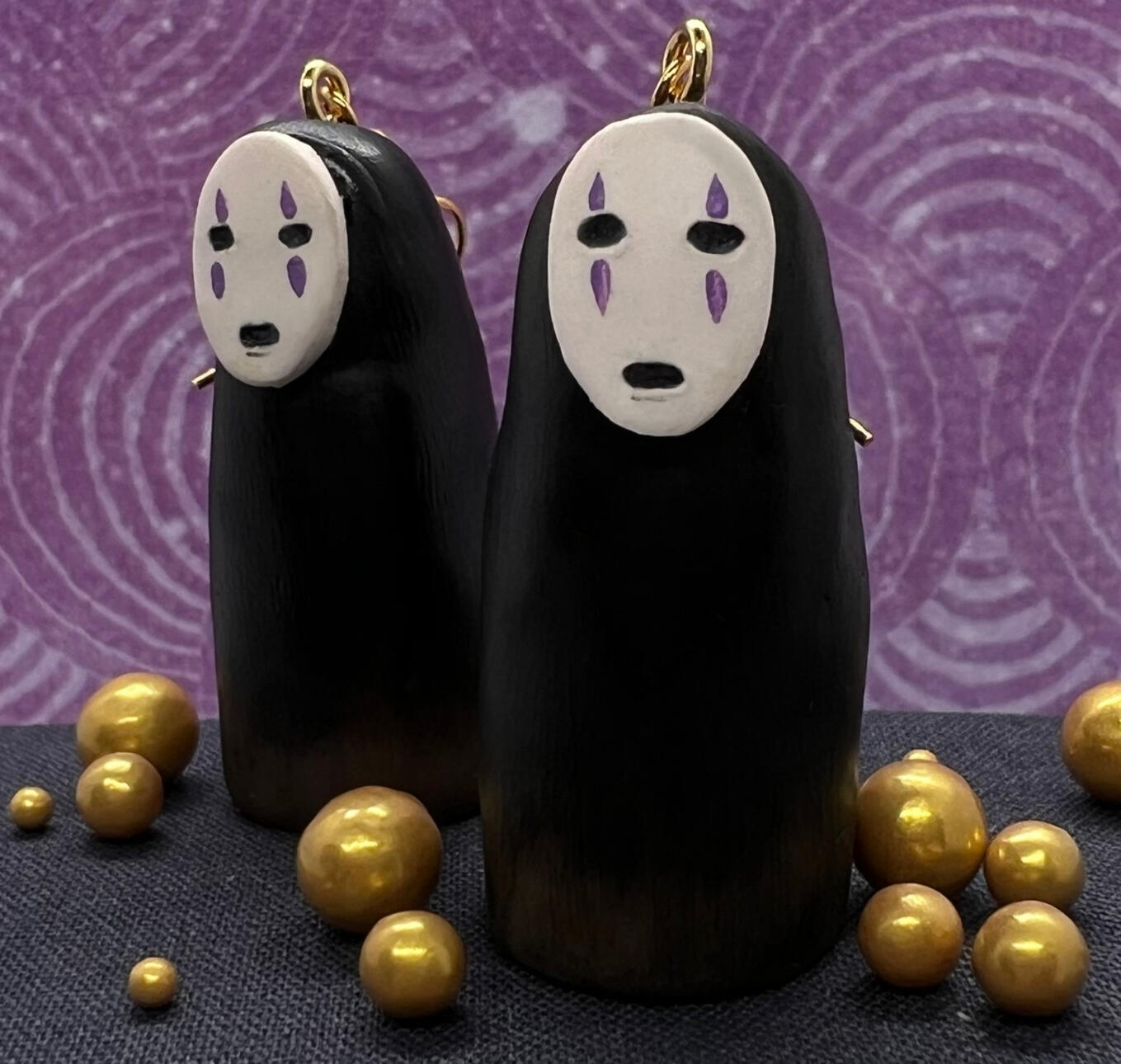 No Face earrings