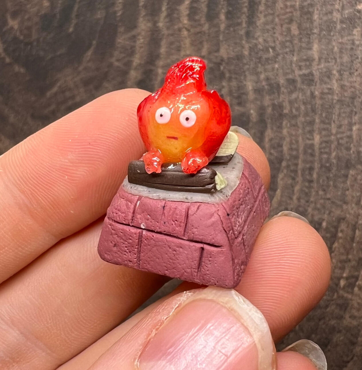 Calcifer keycap v2