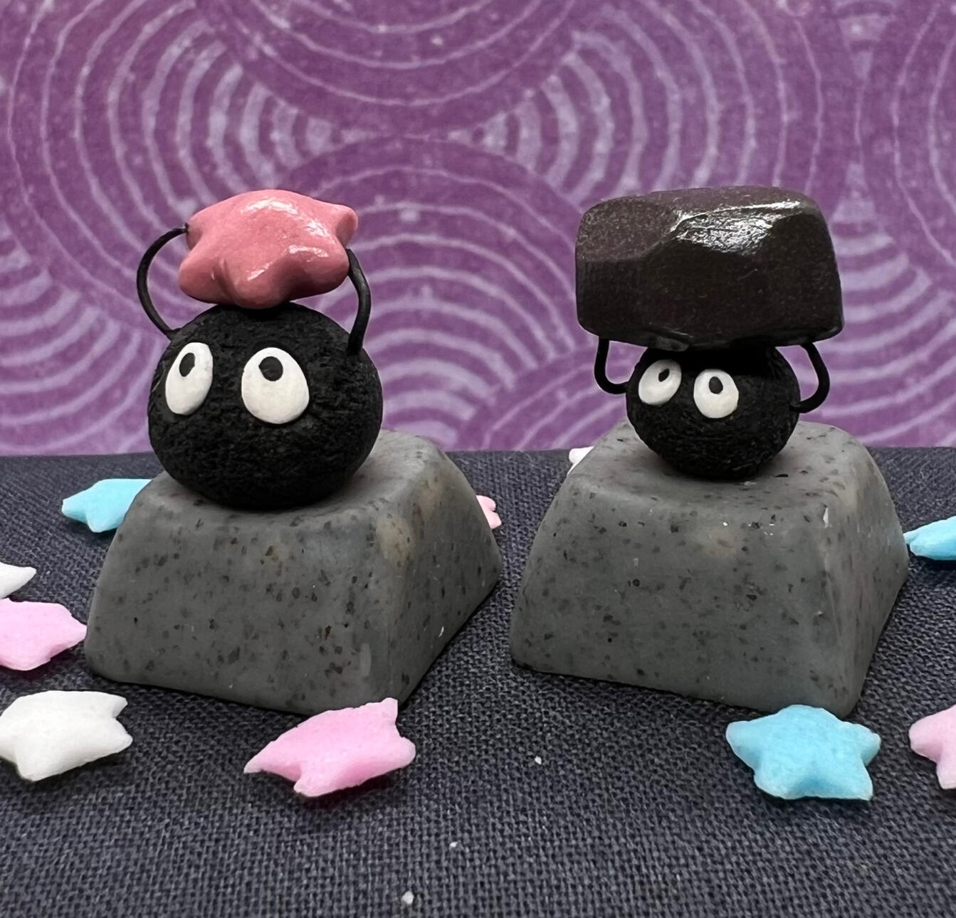 Soot Sprite Keycaps cont.