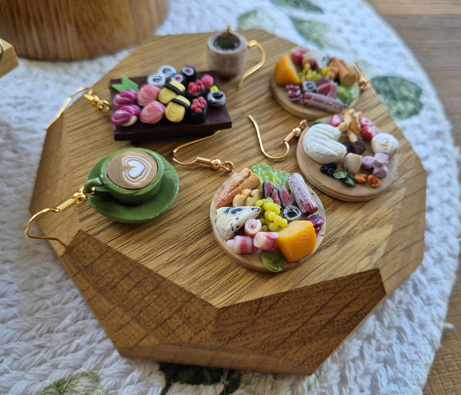 Charcuterie earrings